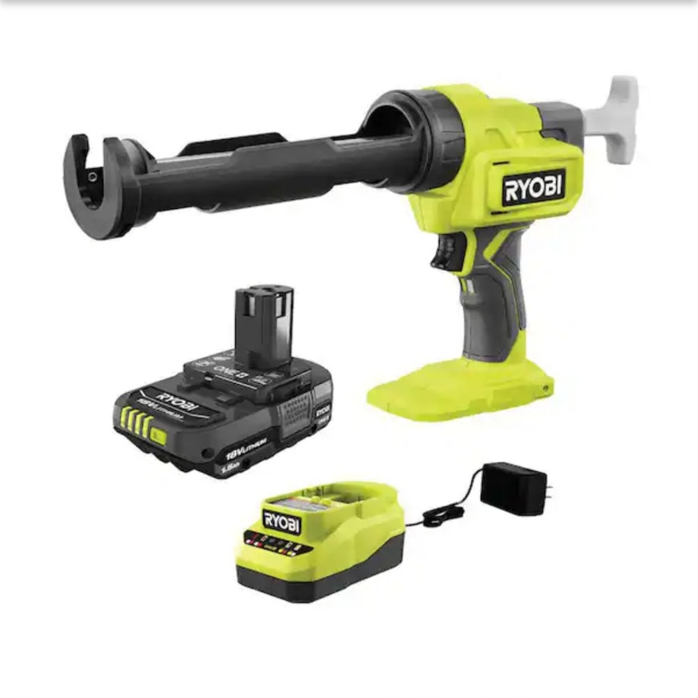 ONE + 18V Cordless 10 oz. Caulk & Adhesive Gun ONE + 18V Cordless 10 oz. Caulk & Adhesive Gun